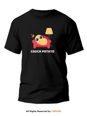 Couch Potato Round Neck T-shirt PMTS-1156