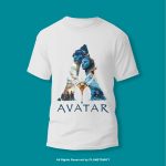 Avatar Signature Black Round Neck T-shirt ATS-1002