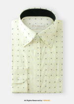 Y-BRAND Business casual printed shirt with contrast