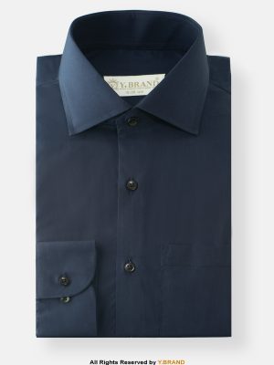 Y-BRAND Navy blue formal shirt FS-1052