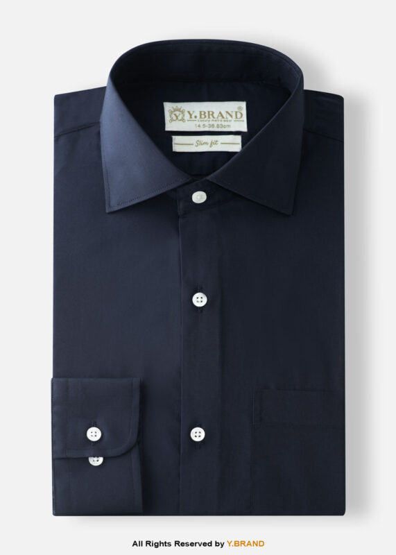 Y-BRAND Navy blue formal shirt
