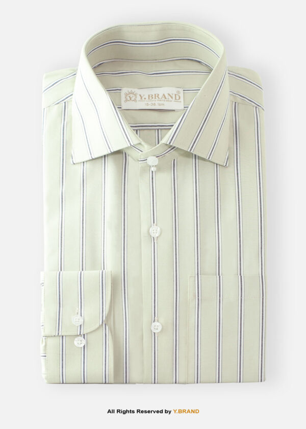Y-BRAND Business Wide stripes formal shirt FS-1054