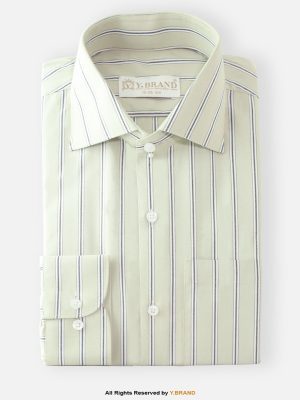 Y-BRAND Business Wide stripes formal shirt FS-1054