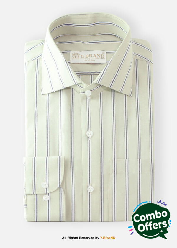 Y-BRAND Business Wide stripes formal shirt FS-1054 1 Y-BRAND Business Wide stripes formal shirt FS-1054