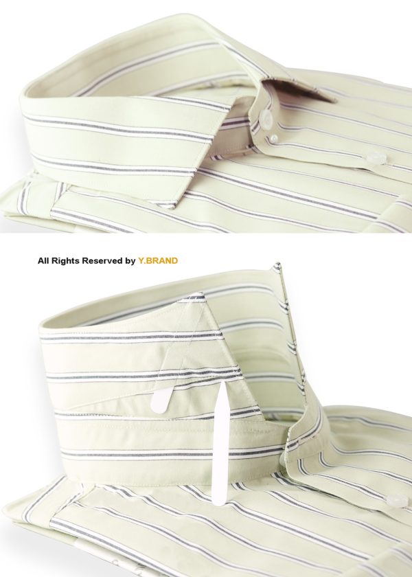 Y-BRAND Business Wide stripes formal shirt FS-1054 3 Y-BRAND Business Wide stripes formal shirt FS-1054
