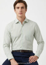 Y-BRAND Business Wide stripes formal shirt FS-1054