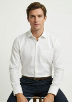 Y-BRAND Oxford self-textured formal shirt FS-1056