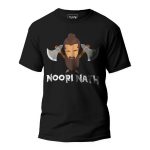 Noori Nath signature Black Round Neck T-shirt MJTS-1004