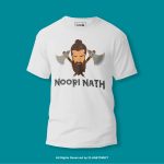 Noori Nath signature Black Round Neck T-shirt MJTS-1004