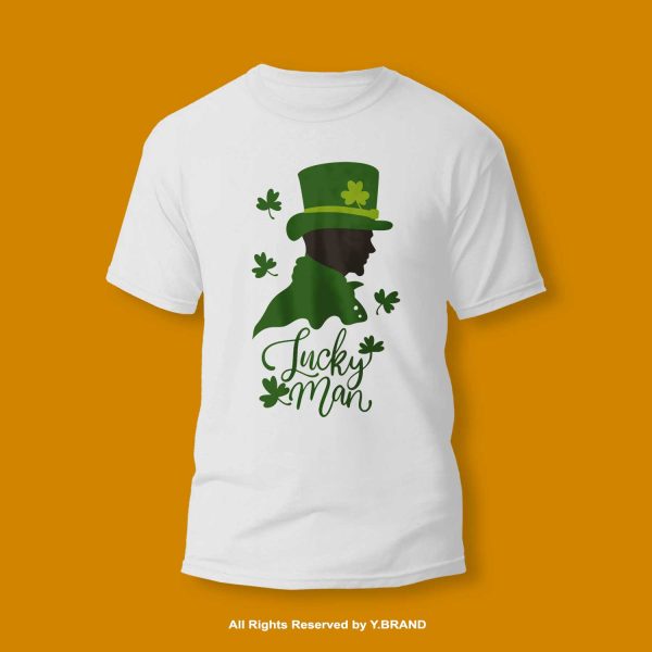 Lucky Men Round Neck T-shirt PMTS-1066A 2 Lucky Men Round Neck T-shirt PMTS-1066A