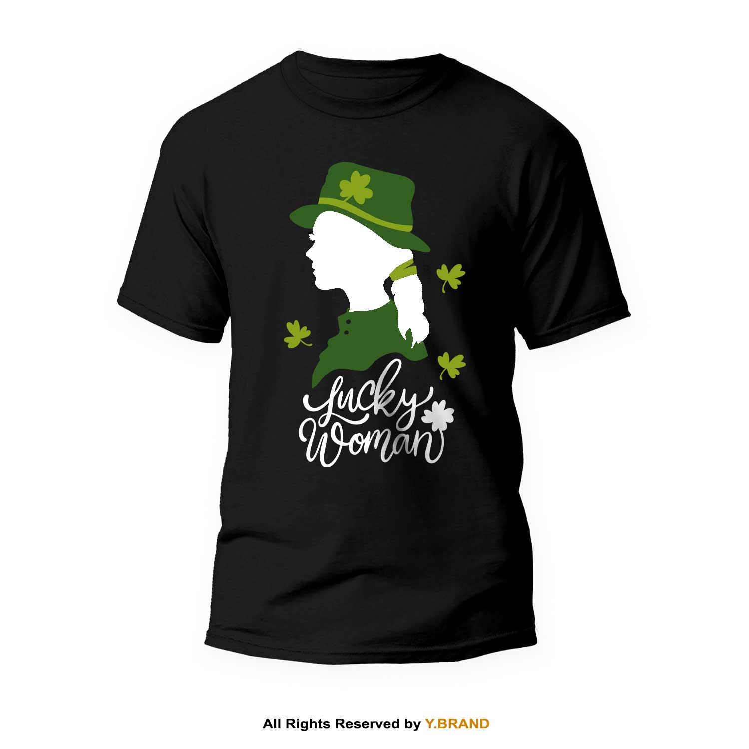 TS-1066b.jpg Lucky Women Round Neck T-shirt PMTS-1066B - Image 1