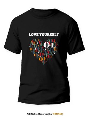 Love Yourself Round Neck T-shirt PMTS-1073