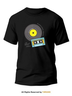 Old School Music Round Neck T-shirt PMTS-1157