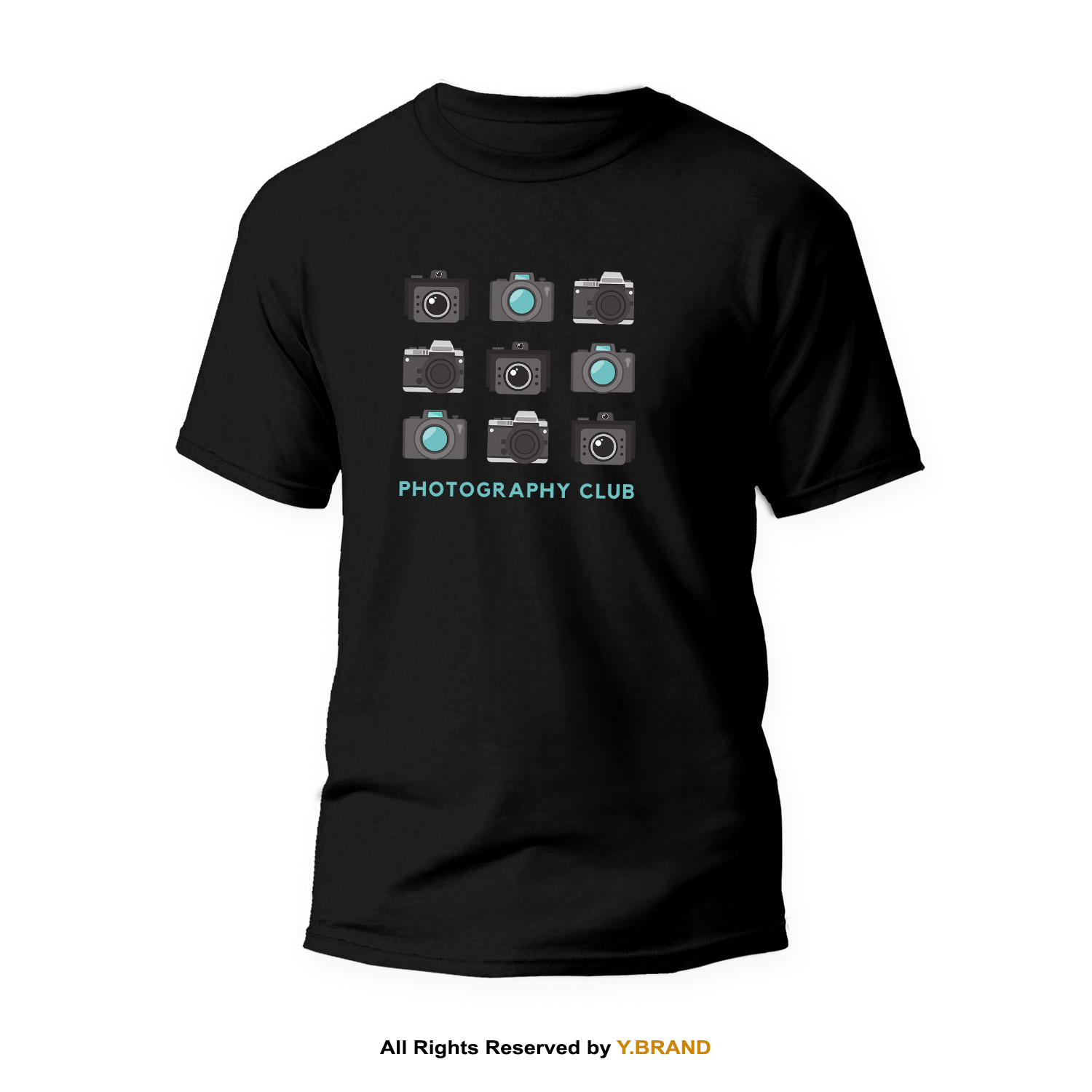 TS-1163-B.jpg Round Neck T-shirt PMTS-1163 - Image 1