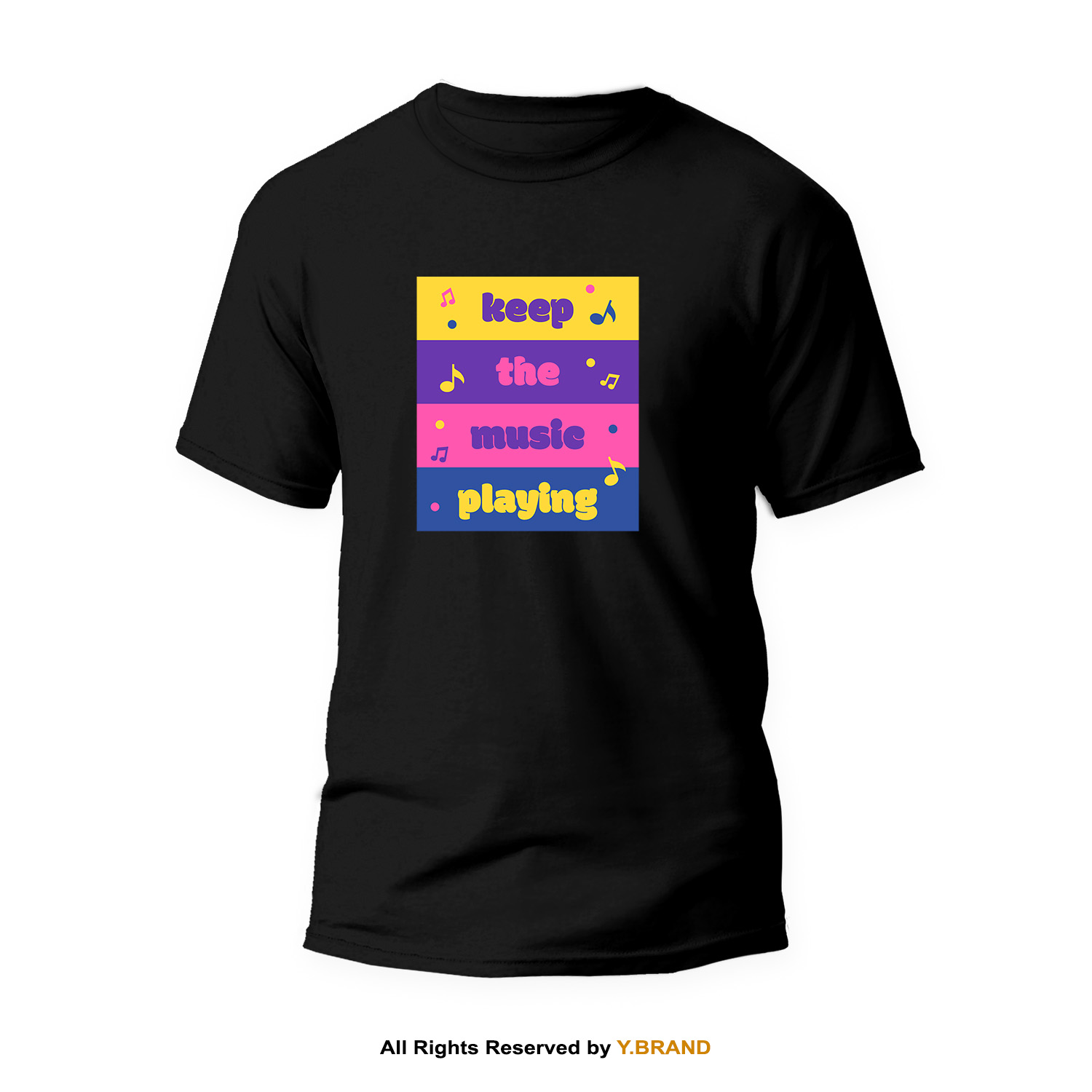 TS-1210-B.jpg Round Neck T-shirt PMTS-1210 - Image 1