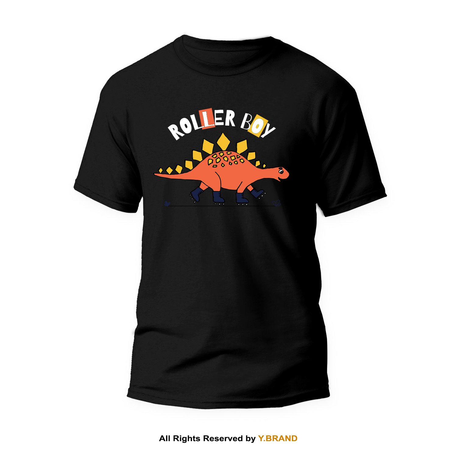 TS-1221-B.jpg Round Neck T-shirt PMTS-1221 - Image 1