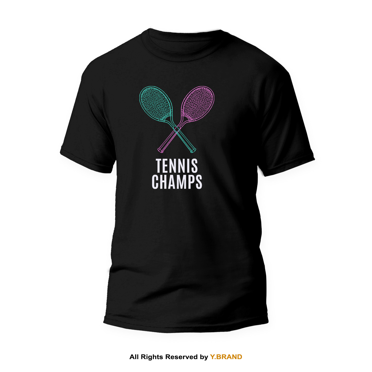 TS-1299-B.jpg Round Neck T-shirt PMTS-1299 - Image 1