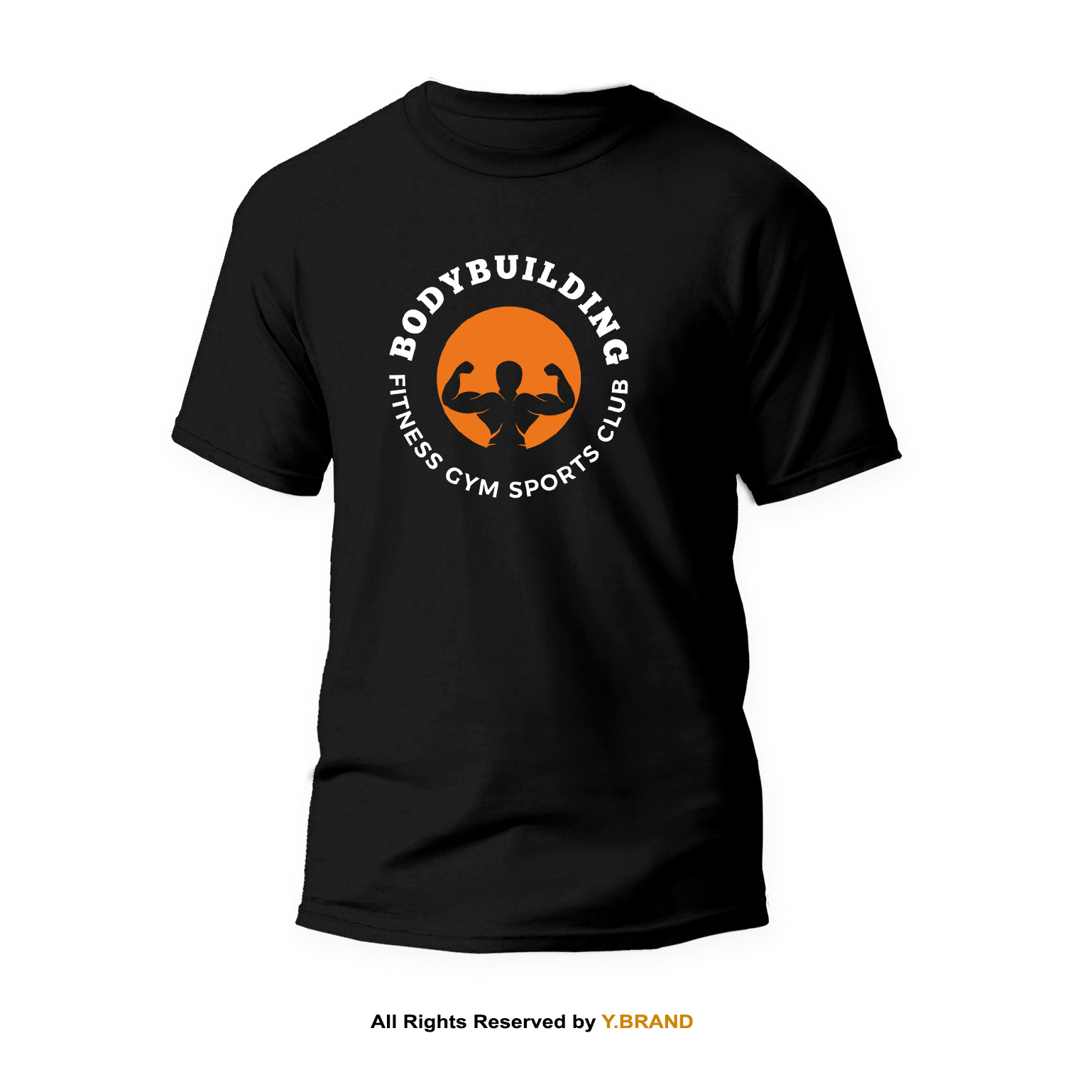 TS-1349-B.jpg Round Neck T-shirt PMTS-1349 - Image 1