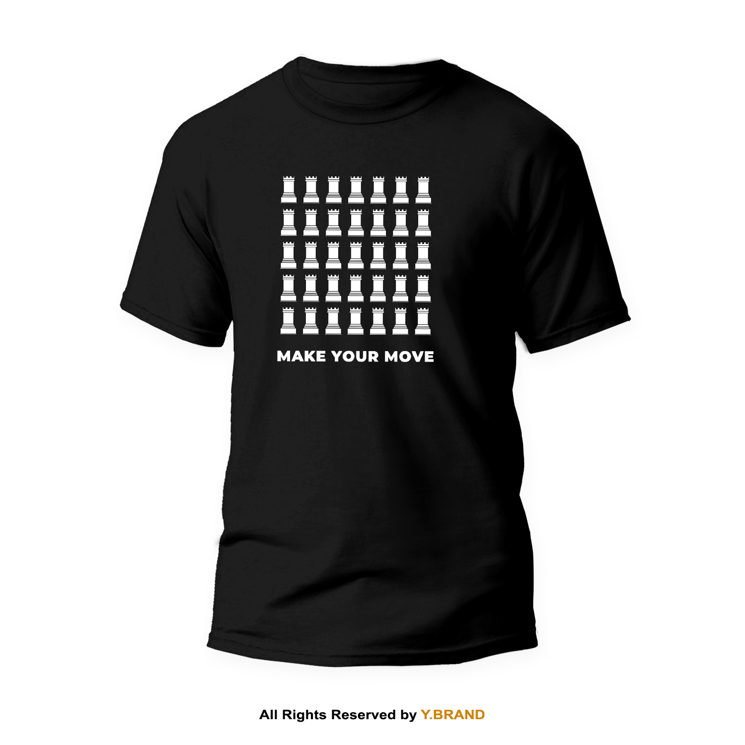 TS-1351-B.jpg Round Neck T-shirt PMTS-1351 - Image 1