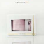 Y.BRAND-Tea Pink Pattern Tie and Cufflink Gift Set-TS-1045 - Image 3