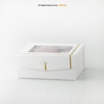 Y.BRAND-Tea Pink Pattern Tie and Cufflink Gift Set-TS-1045 - Image 2