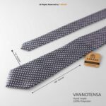 Stylish Dot Pattern Poly Necktie T-153 - Image 2