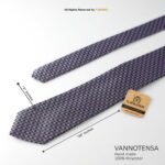 Dark Gray Micro Pattern Poly Necktie T-161 - Image 2