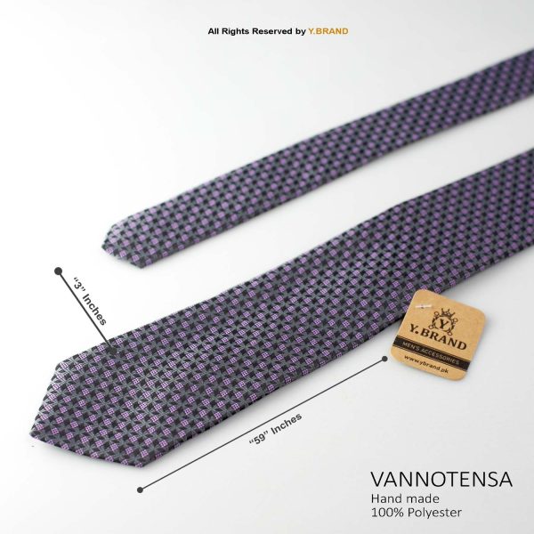 Dark Gray Micro Pattern Poly Necktie T-161 2 Dark Gray Micro Pattern Poly Necktie T-161