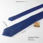 Formal Blue Self-Pattern Poly Necktie T-163 - Image 2