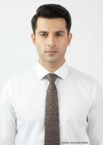 Classic Brown Micro Pattern Poly Necktie T-168