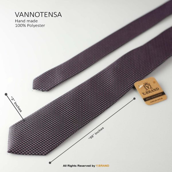 Classic Micro Dotted-Pattern Poly Necktie T-173 2 Classic Micro Dotted-Pattern Poly Necktie T-173