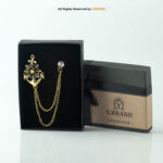 High-end Anchor Metal Chain Brooch-B-1130