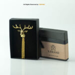 Gold And Silver Reindeer Brooch-B-1132