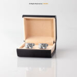 CLASSIC CRYSTAL DIAMOND JEWEL STYLE CUFFLINKS CL-0107 - Image 3