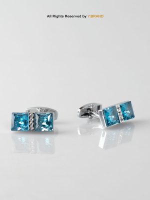 Stylish Zircon Cufflinks with Diamond work-CL-0108
