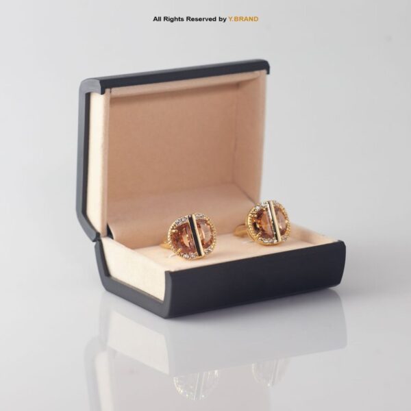 Unique Style Cufflinks with Zircon-CL-0114 2 Unique Style Cufflinks with Zircon-CL-0114