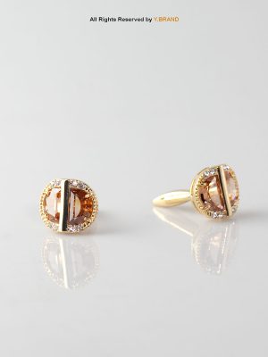 Unique Style Cufflinks with Zircon-CL-0114