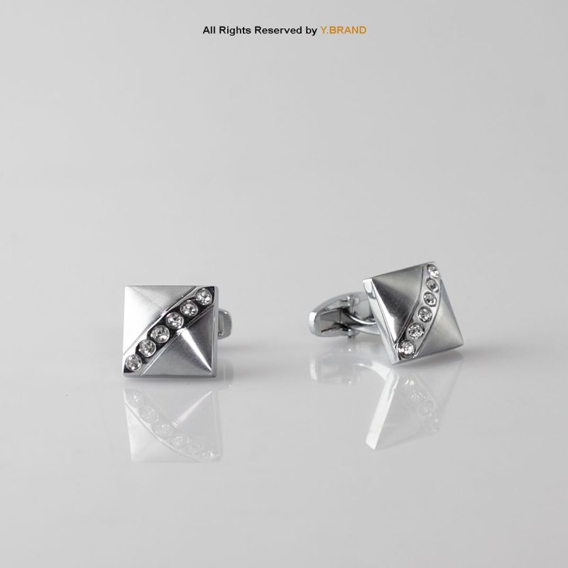 Elegant style Cufflinks with Diamond work-CL-0120