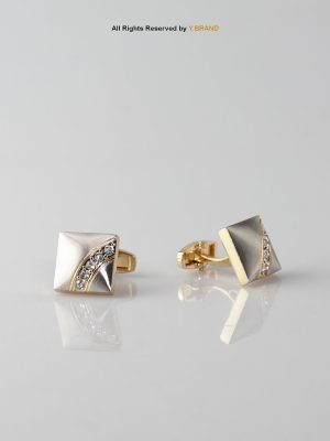 Elegant style Cufflinks with Diamond work-CL-0121