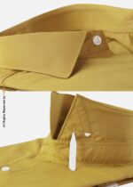 YBRAND-Gold Yellow formal shirt FS-1057 - Image 2