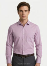 YBRAND-Light Purple formal shirt FS-1058