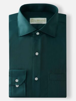 YBRAND-Dark Green formal shirt FS-1059