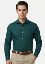 YBRAND-Dark Green formal shirt FS-1059