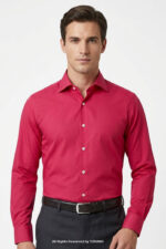 YBRAND-Fuchsia Rose formal shirt FS-1060