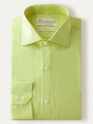 YBRAND-Light Lime formal shirt FS-1062