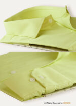 YBRAND-Light Lime formal Slim fit shirt FS-1062 - Image 2