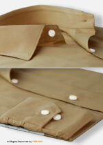 YBRAND-Light Brown formal shirt FS-1063 - Image 3