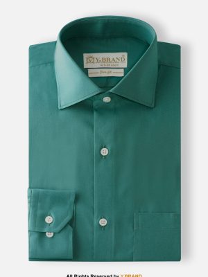 YBRAND-Ocean Green formal shirt FS-1064