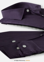 YBRAND-Dark Purple formal shirt FS-1066 - Image 4
