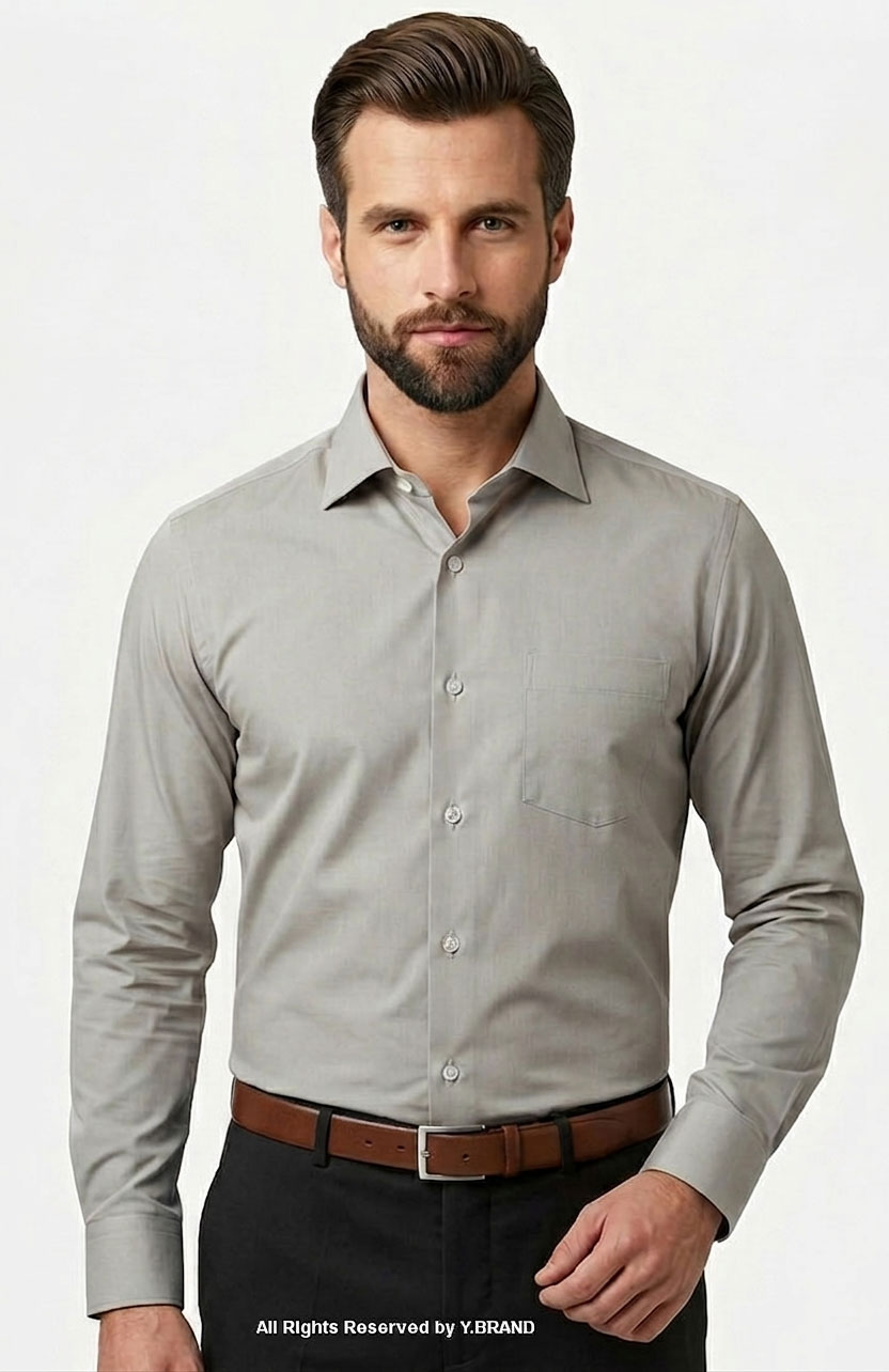 FS-1067d YBRAND-Light Skin formal shirt FS-1067 - Image 1